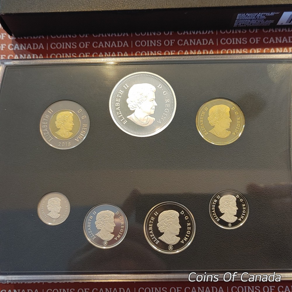 2016 Canada Special Edition Colored Silver Dollar Proof Set #coinsofcanada
