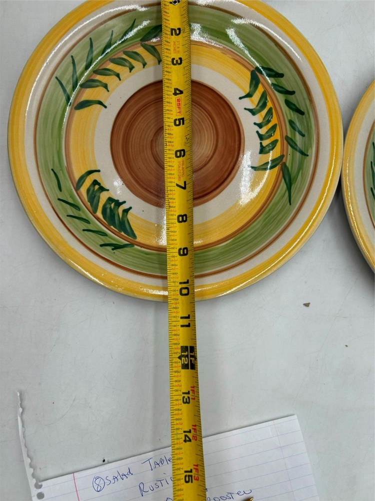 4) EMERALD DINNER PLATES MADE IN CHINA STONEWARE