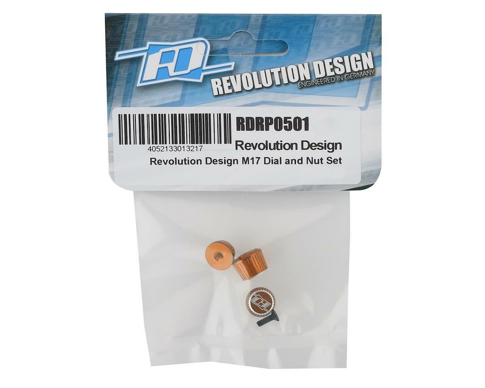 Revolution Design M17 Dial & Nut Set (Orange) [RDRP0501-ORA]