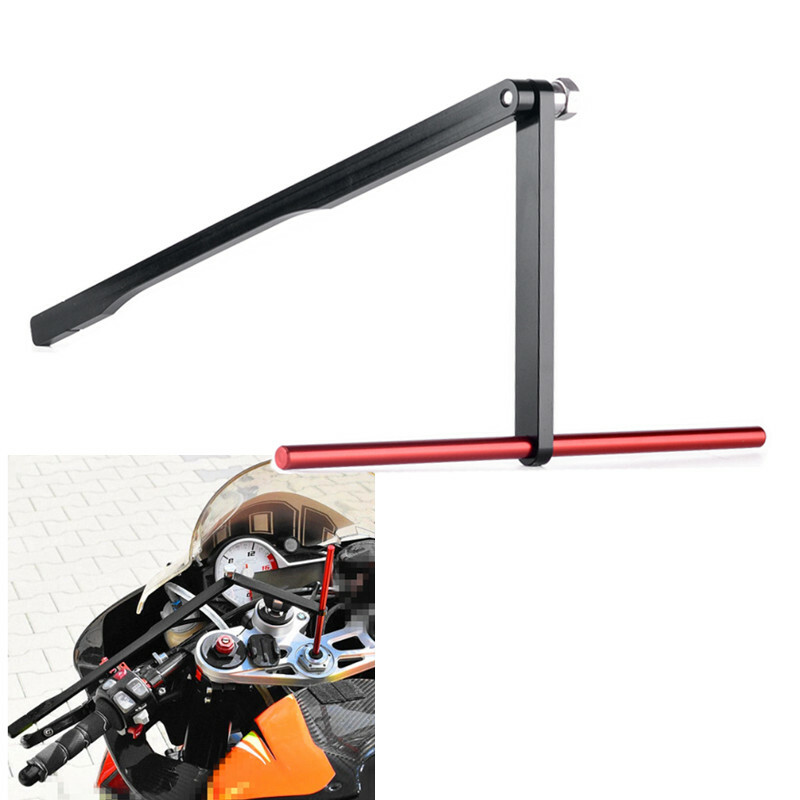 Motorcycle Alignment Adjust Tool Clip On Handlebar Convenient Aluminum Universal