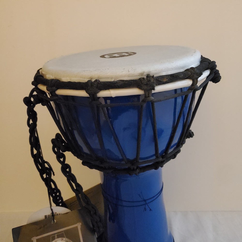 Meinl Percussion JRD Synthetic Compact Junior Djembe 7" Diameter BLUE