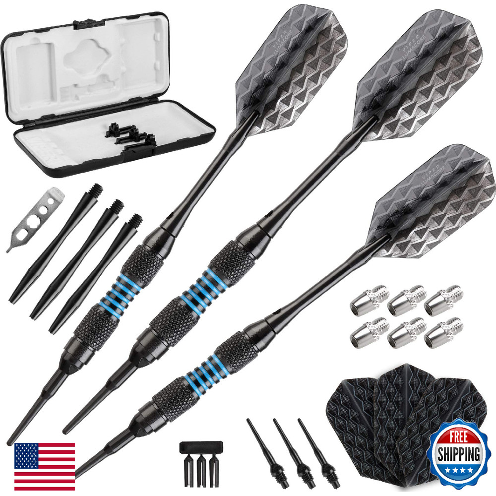 Viper Bobcat Adjustable Weight Soft Tip Dart Set with Case