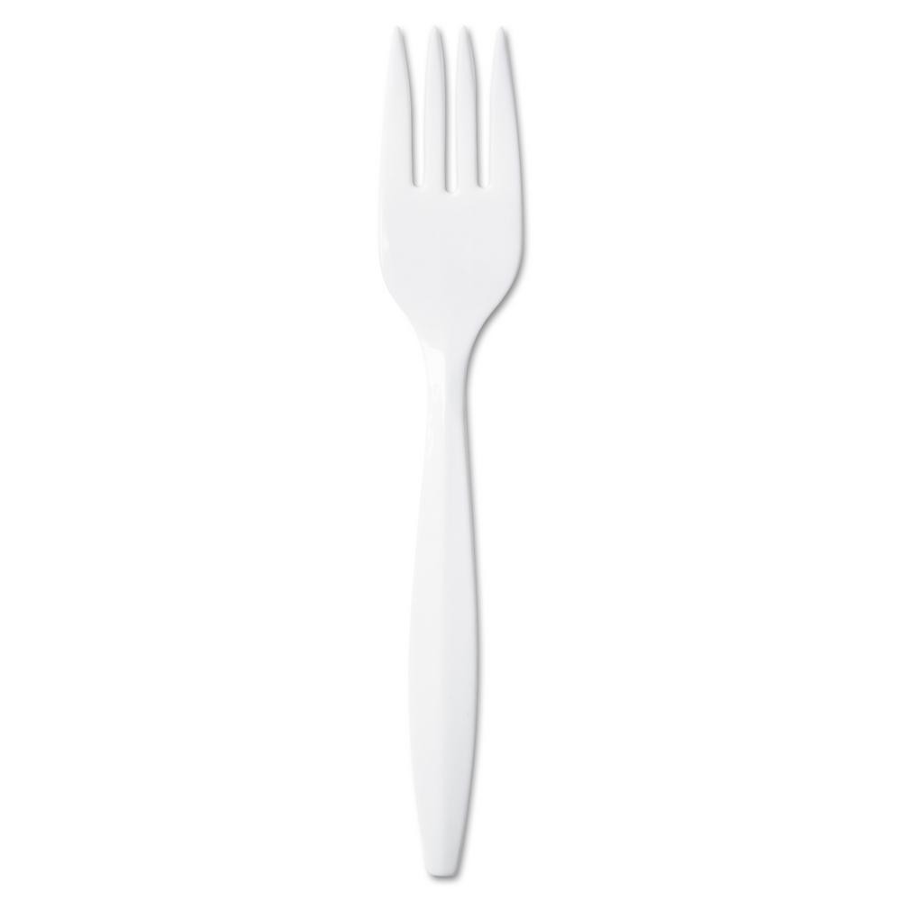 Case of 1000 Master Agents Single-Use Medium Weight Polypropylene - Fork