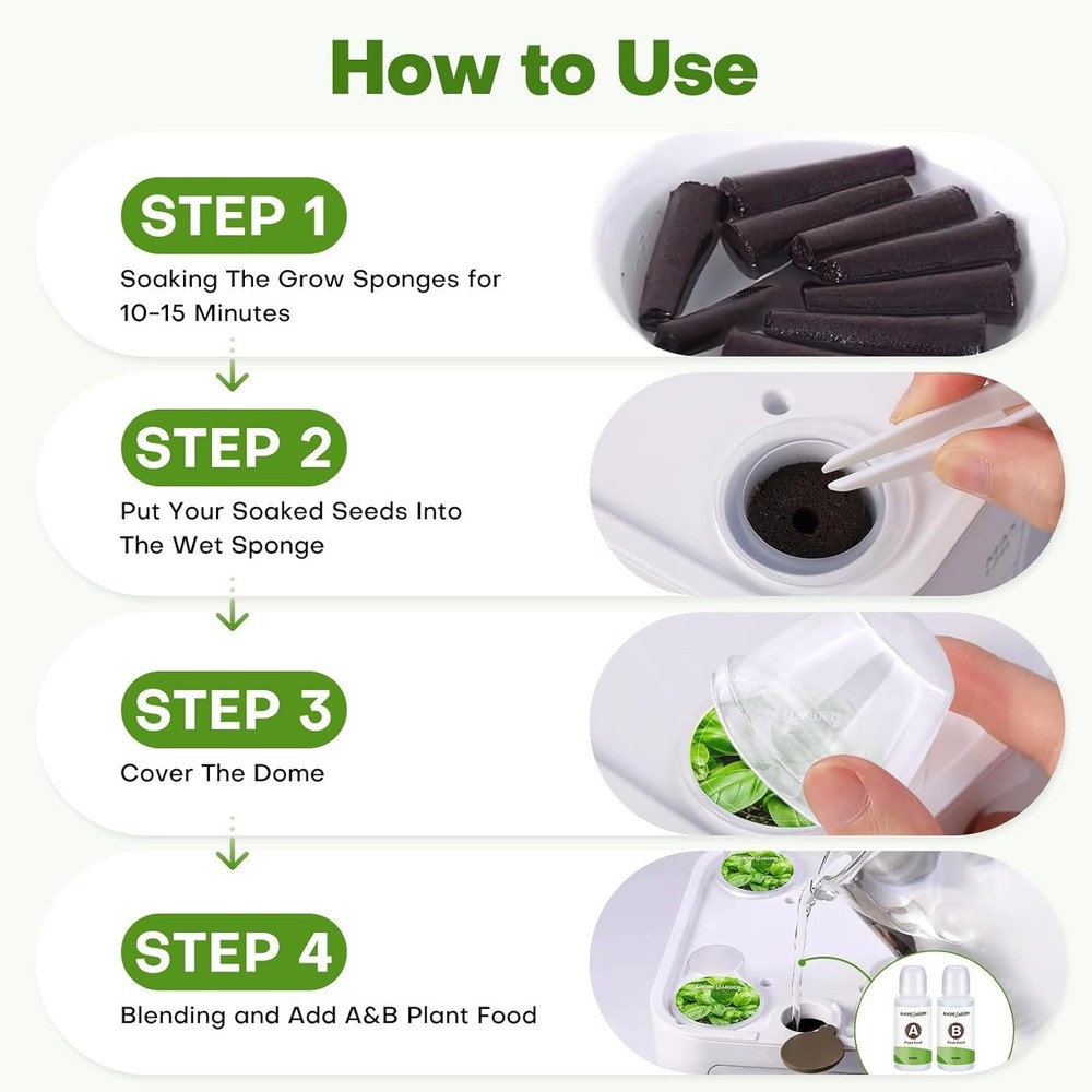 Complete Hydroponic Garden Kit: 86PCS for Fast Germination & -Round Harvests