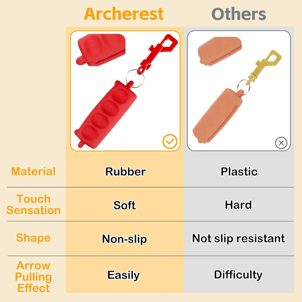 Archery Arrow Puller Target Remover Gripper, Rubber Arrow Puller Tool with Belt