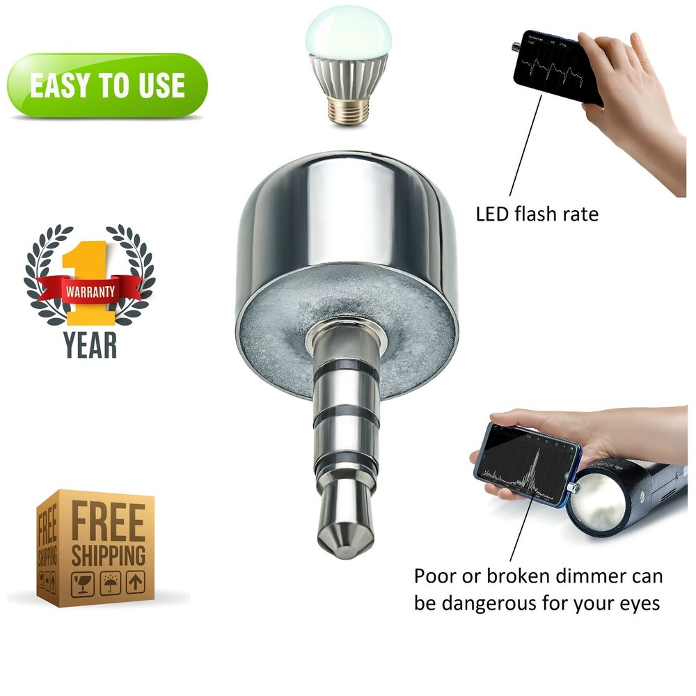Flicker frequency meter and Optical detector sensor for LED light or any Screen