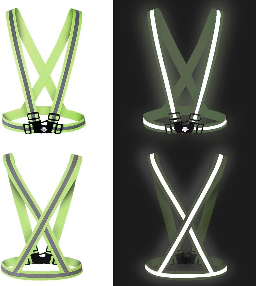 360° Reflection Safety Vest - Lightweight, Quick-Release Buckle for Active Users