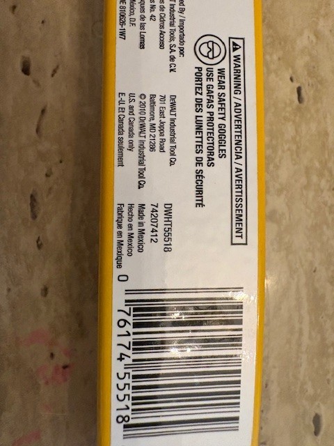 Dewalt Tool Lot NEW Knife & Bar