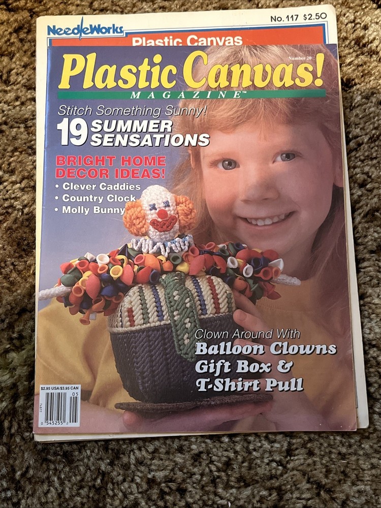 19 Plastic Canvas Pattern Books/ Great Condition/ See Pictures