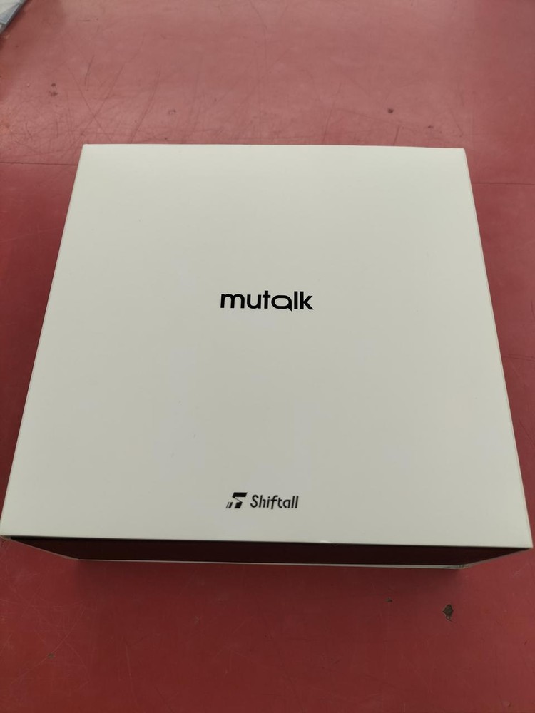 Mutalk Shiftall Wireless Voice Suppression Microphone Soundproof Bluetooth Used