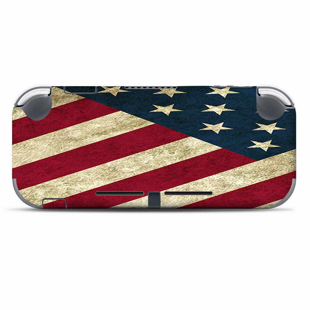 Skins Decals wrap for Nintendo Switch Lite - Merica Flag Pattern