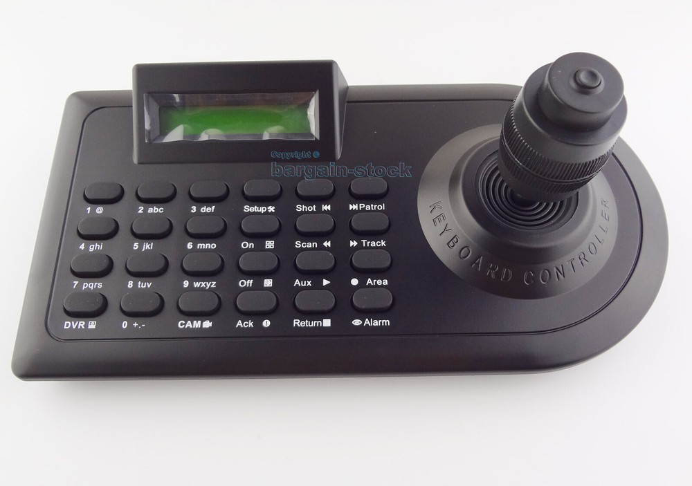 4 Axis RS-485 4D PTZ Joystick Keyboard Controller LCD For CCTV Security System