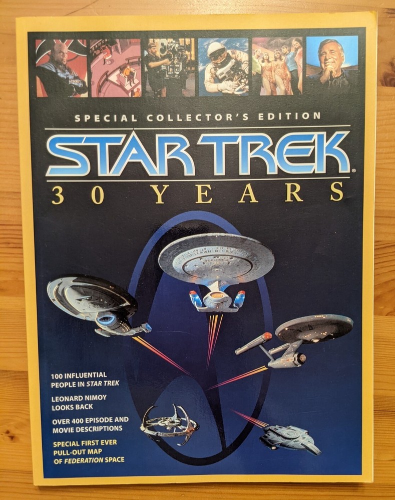 Star Trek Special Collector's Edition 30 Years First Ever Pull-Out Map