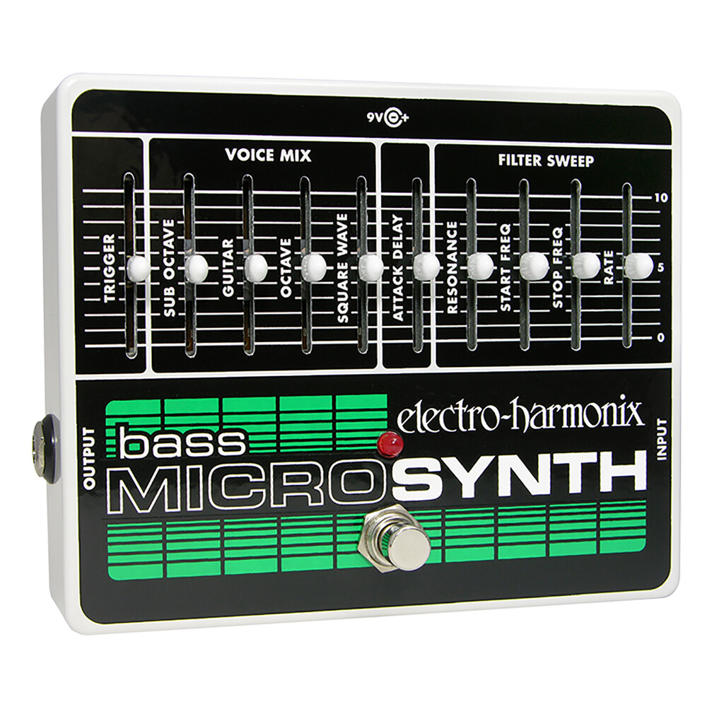 Electro-Harmonix Bass MicroSynth Guitar Effects Micro Synth Synthesizer Pedal