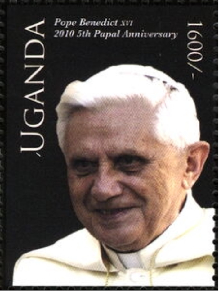Uganda #Mi2745 MNH 2011 German Pope Benedict Ratzinger [1908b]