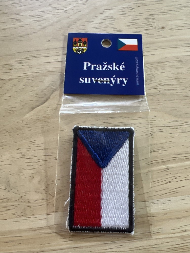 Vintage Prague souvenir patch new in package