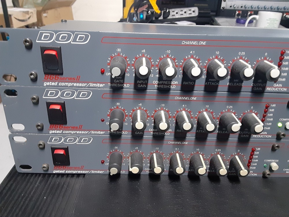 DOD 866 Series II, Gate,Compressor, Limiter ( 3 Unit Bundle )