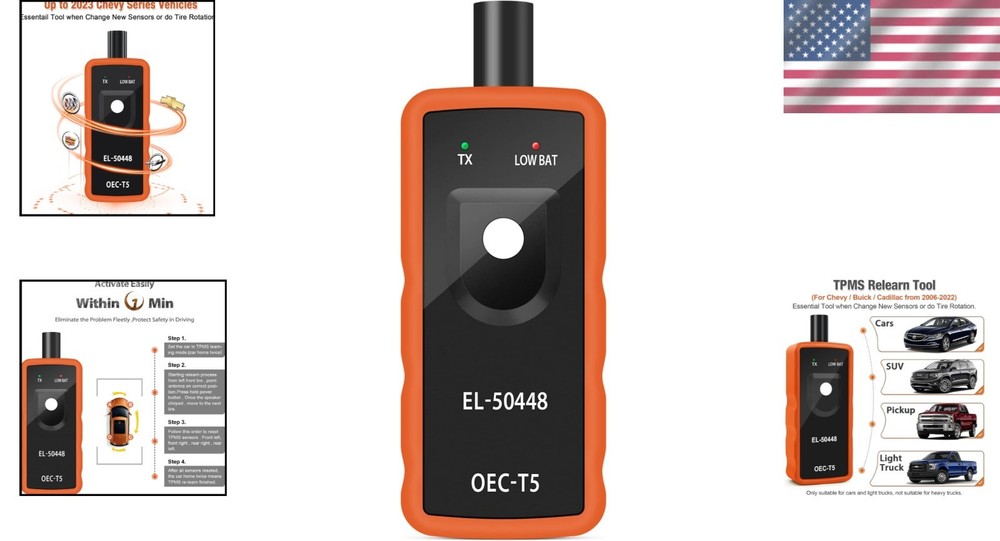 Efficient TPMS Relearn Tool - 2023 Edition for Seamless Tire Pressure Management