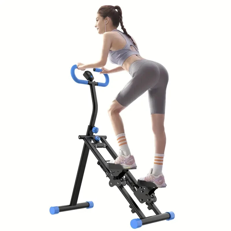 Stair Stepper Vertical Climber Machine Compact Folding Cardio Exercise Climber