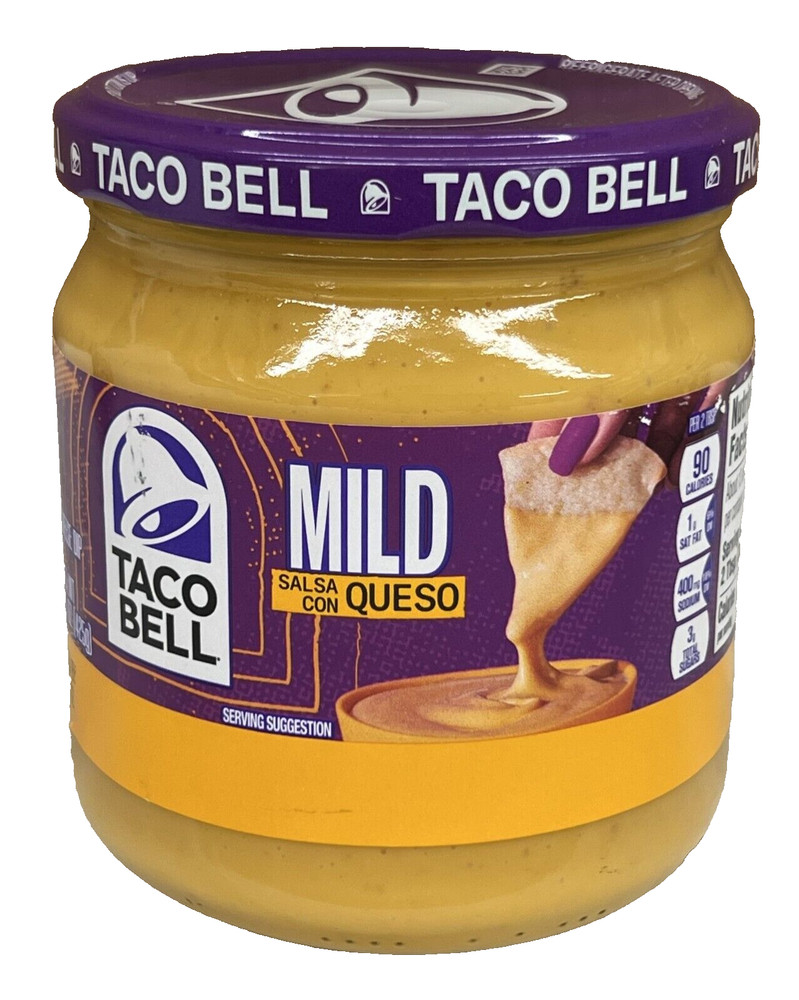 Taco Bell Mild Salsa Con Queso Dip 15 oz