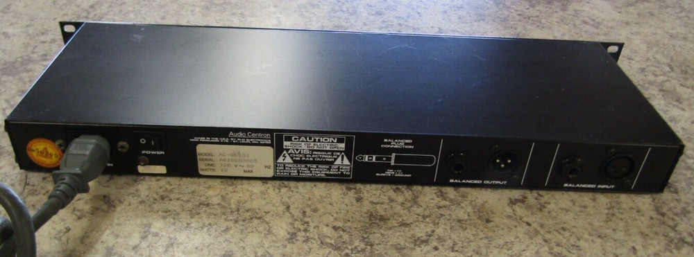 Audio Centron AC-GE131 - Equalizer 31 Band 1/3 Octave EQ - Tested Working