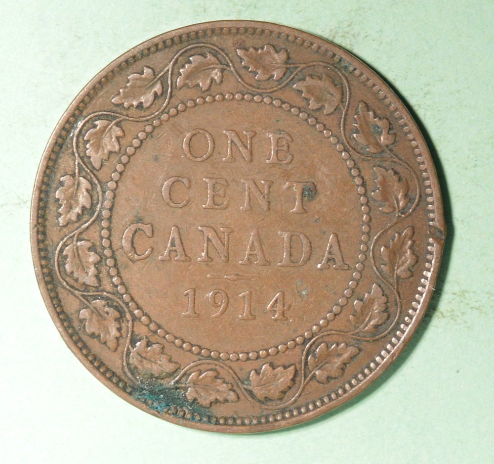 1914 - Canada Large Cent  - INV# X-99