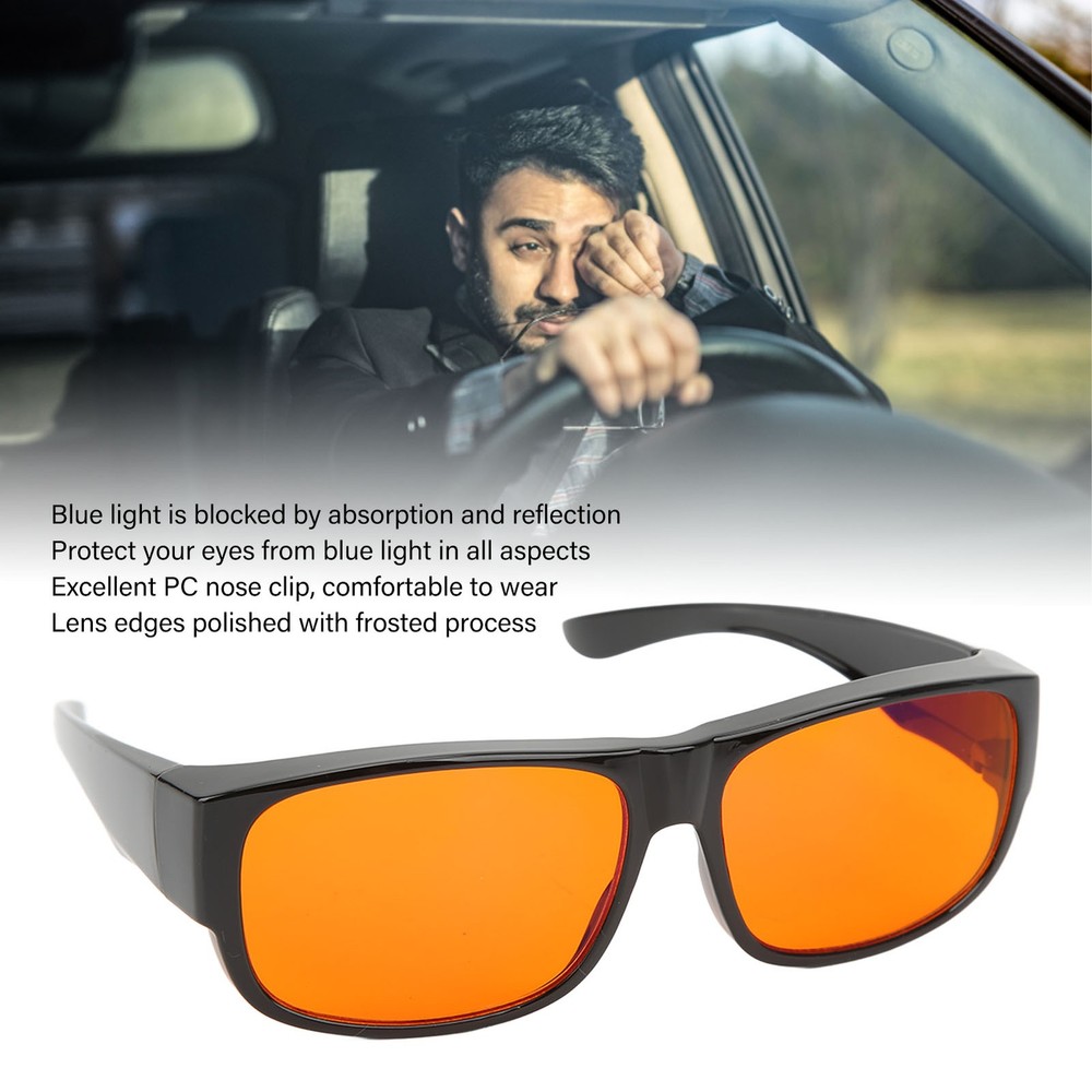 Square Blue Light Blocking Glasses Powerful Professional Filter Prevent Gaming F