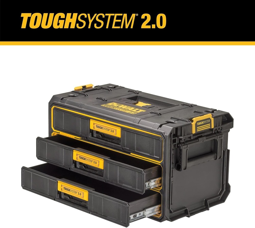 DEWALT TOUGHSYSTEM 2.0 Tool Organizer 3 Drawer DWST08330