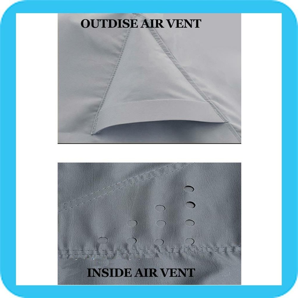 GRAY BOAT COVER FOR BAYLINER 1650 FORCE 1981