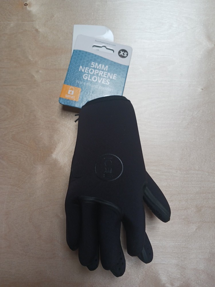 Fourth Element 5mm Neoprene Hydrolock Gloves - XS Extra Small