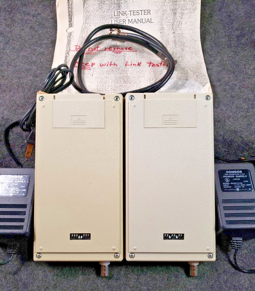 network devices bnc link-tester w/ Instructions .........................(C20B5)