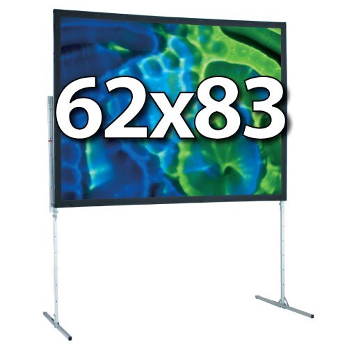 DRAPER 241008 - UFS 62x83 COMPLETE SCREEN SYSTEM - FRONT PROJECTION - T-LEGS