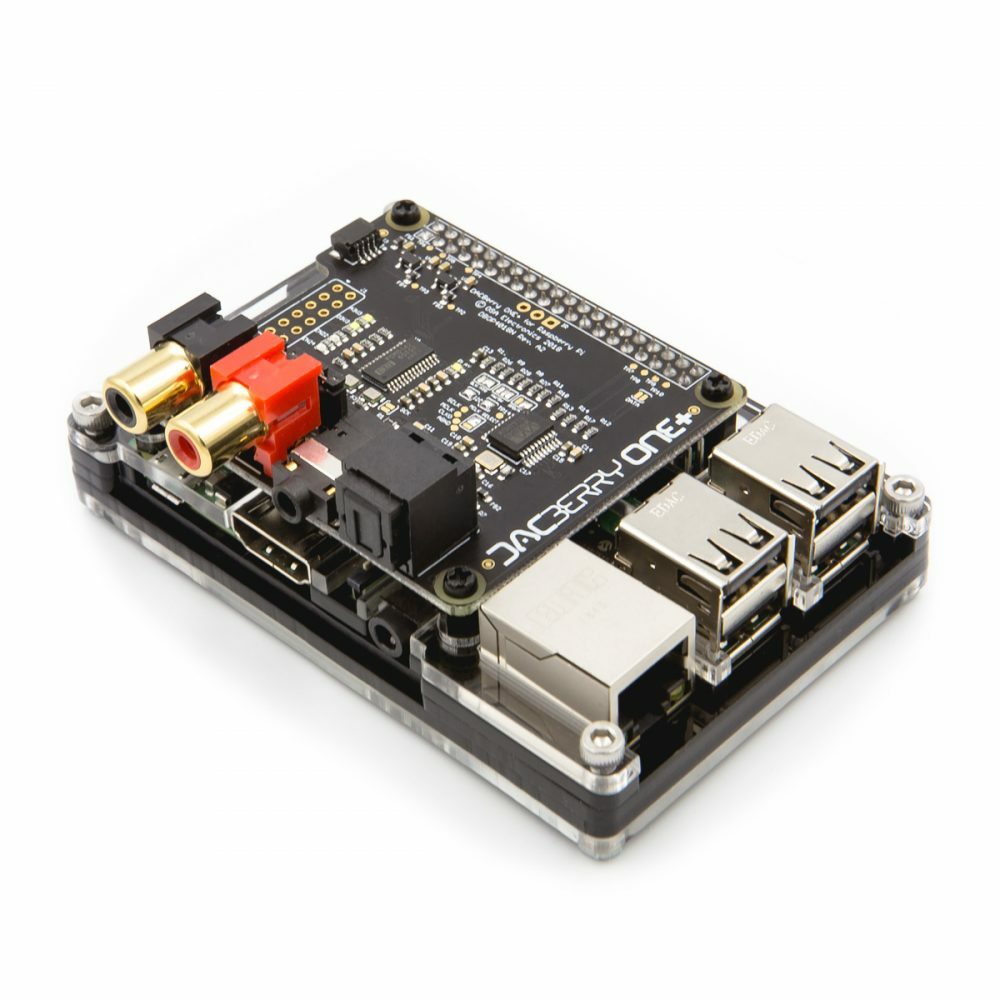 DACBerry ONE+ high Resolution soundcard S/PDIF Transceiver DAC (HAT) for RPI