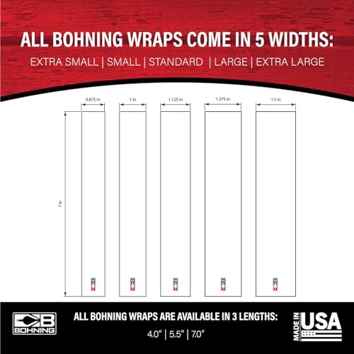 Bohning 7" Solid Arrow Wraps Small Hot Pink for Archery - Durable, Easy-Install