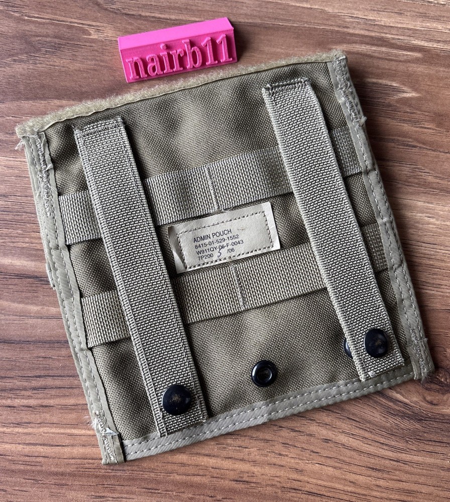 US Military Administration Pouch 7” x 7”