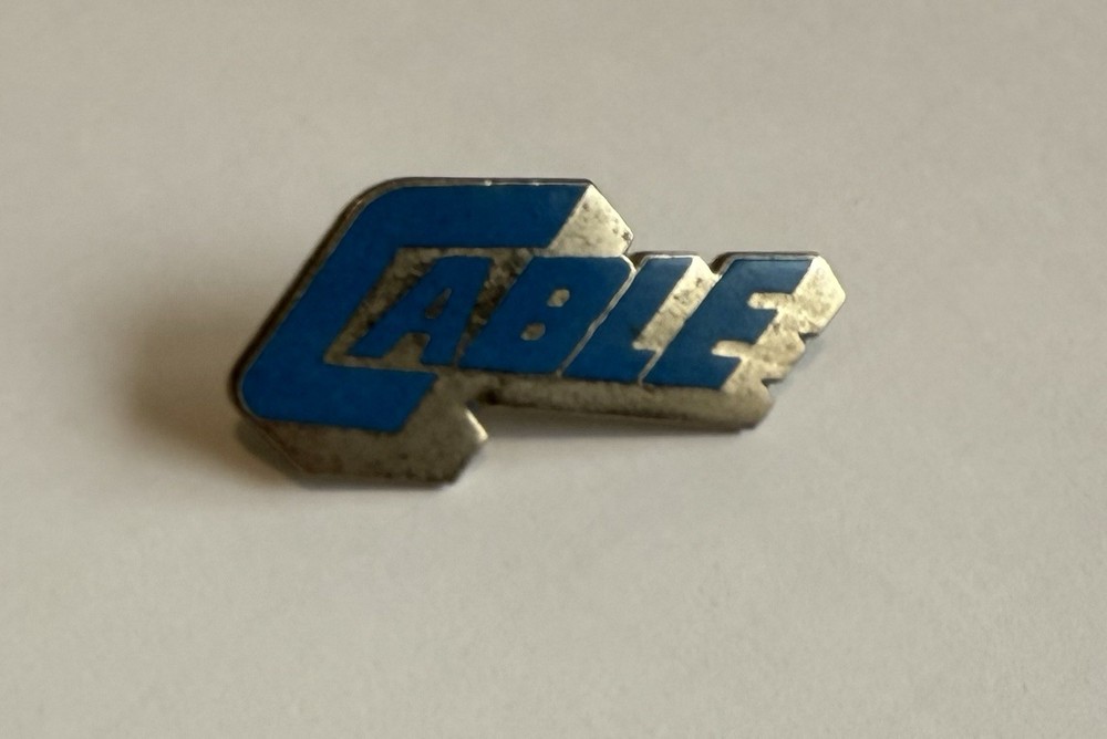 Cable X-Men Logo #234 Planet Studios Vintage 1992 Marvel Pin