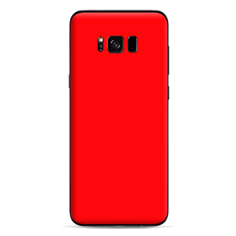 Skins Decals for Samsung Galaxy S8 - Solid Red color