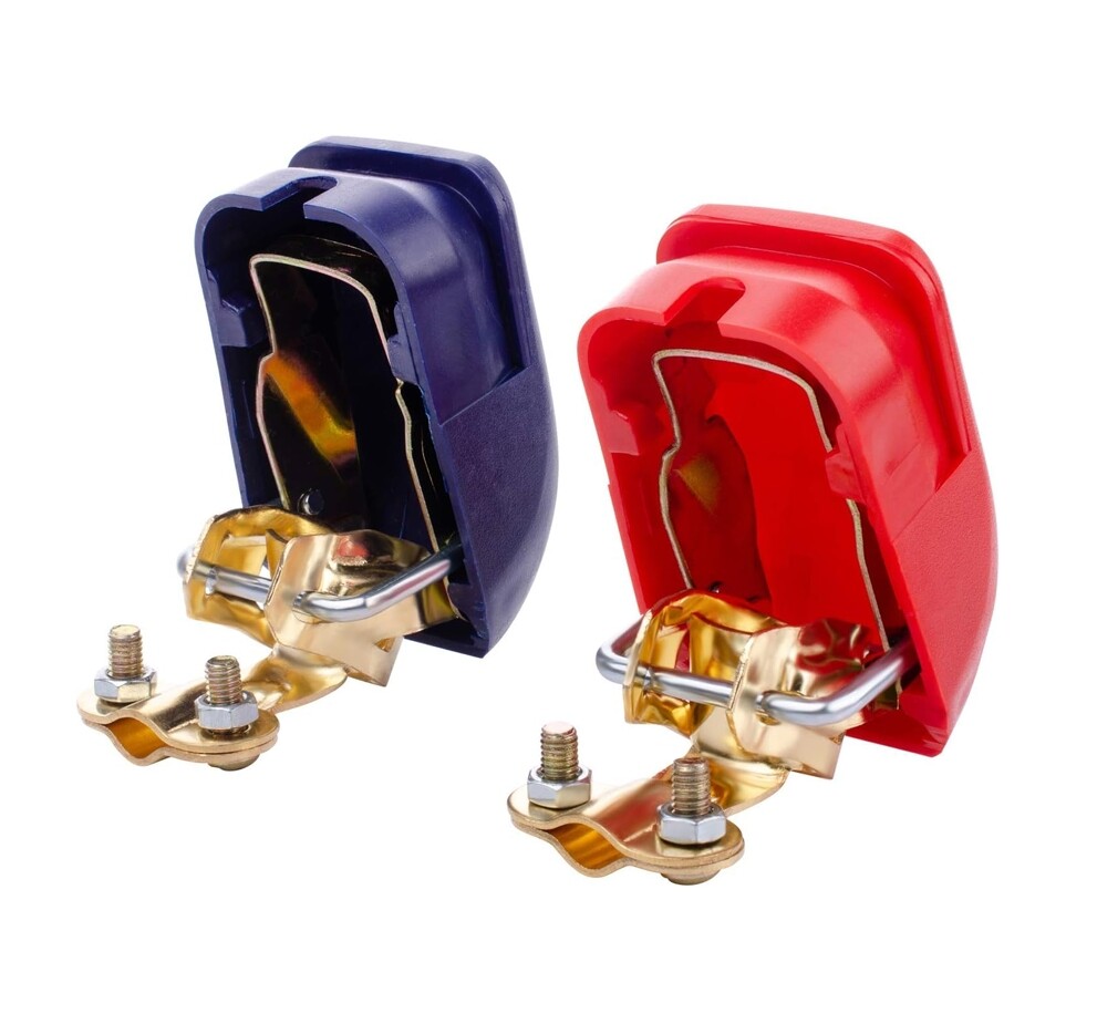 (4Pcs) Car Battery Terminal Connector Clamp Adjust Disconnect Quick Release Tool
