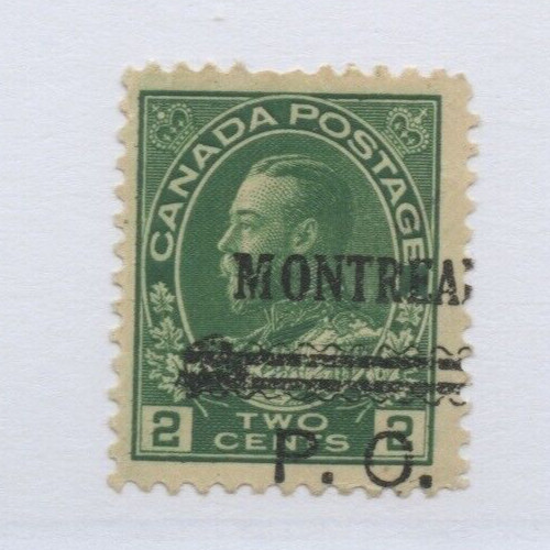 🍁PRECANCEL #5-107 MONTREAL Cat $15.00  used Canada