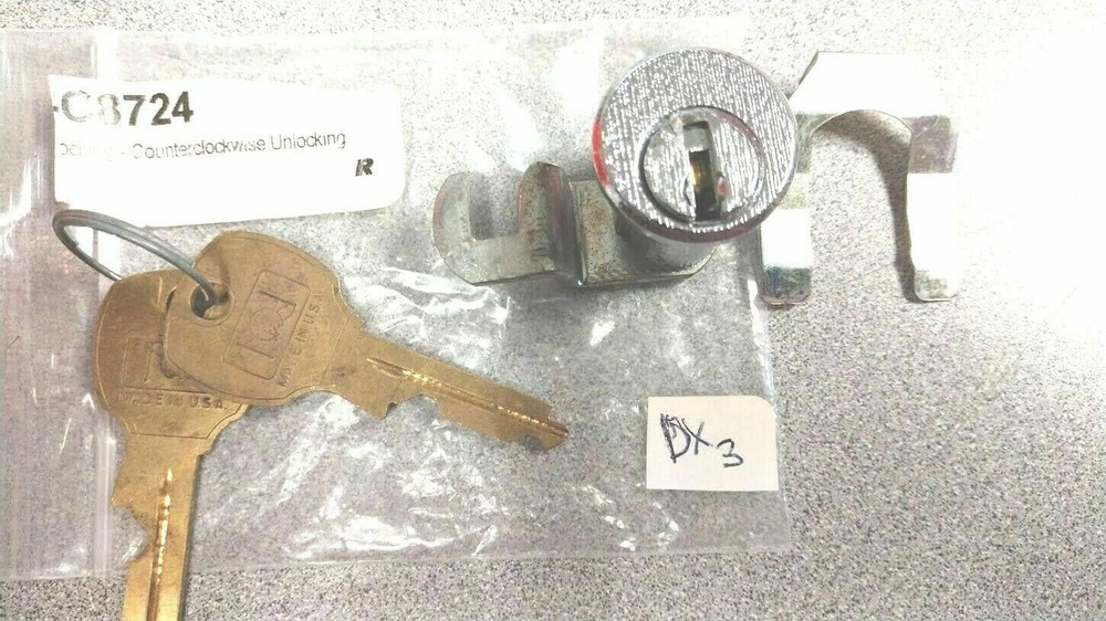 National Cabinet Lock  COMPX C8724  MAIL BOX LOCK  2 Keys
