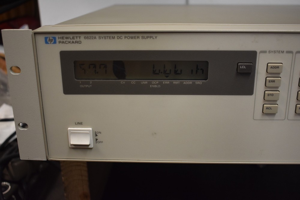 HP HEWLETT PACKARD 6622A SYSTEM DC POWER SUPPLY