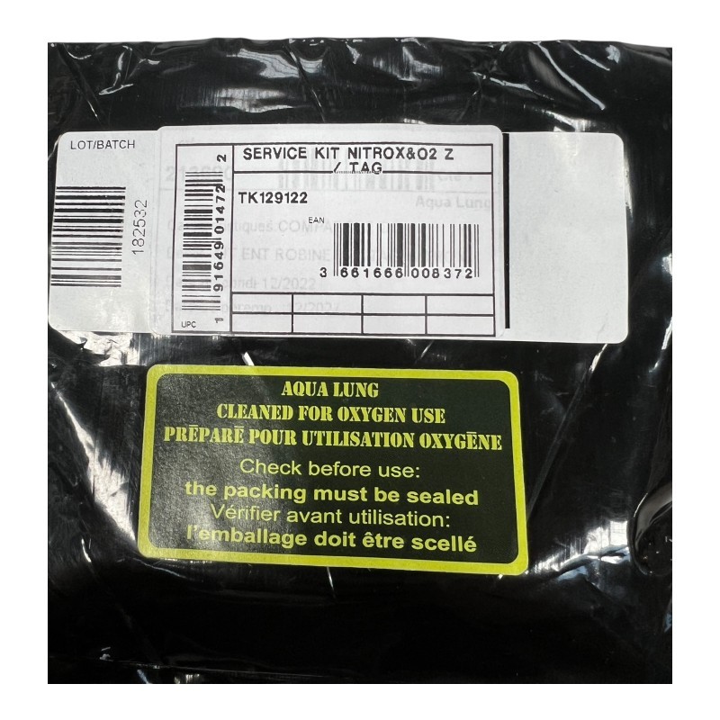 Aqualung TK129122 Service Kit Nitrox & O2 Z/Tag