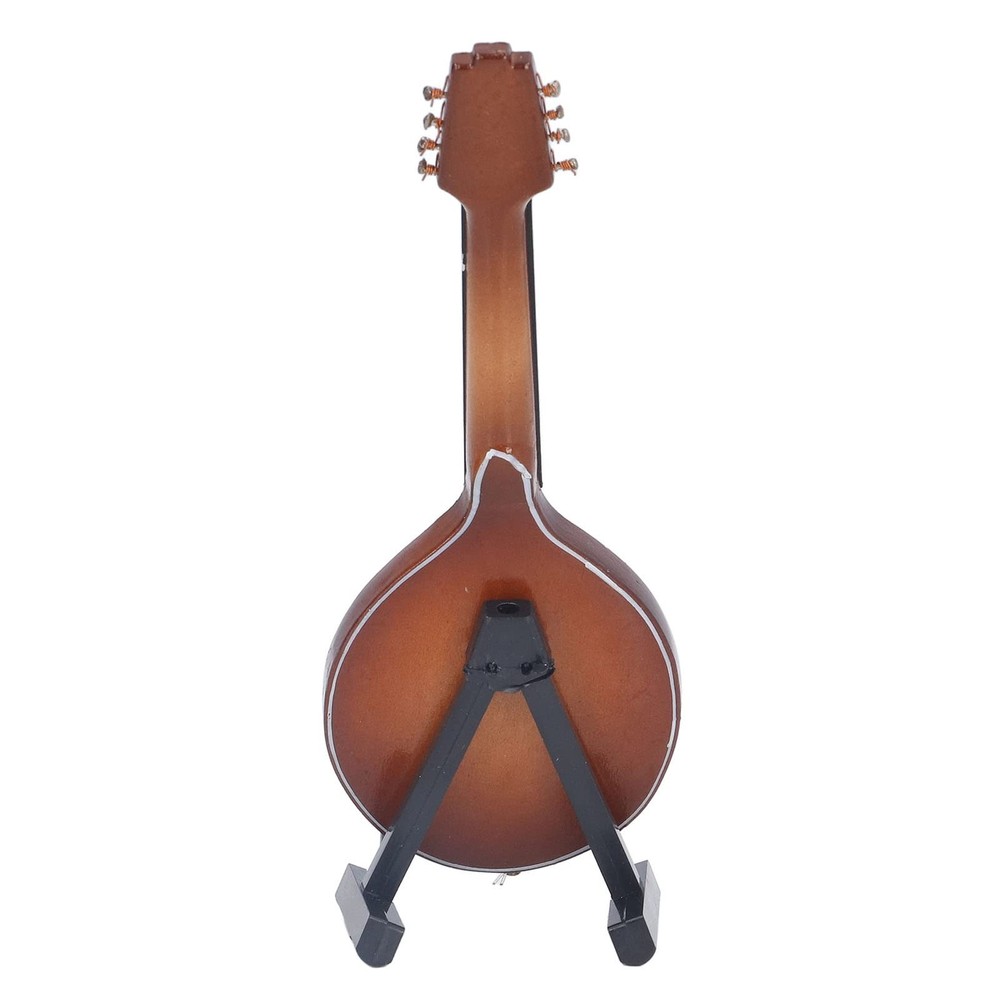 Mini Instruments, 8 Strings Elegant Mandolin Model Ornament Space Saving Exqu...