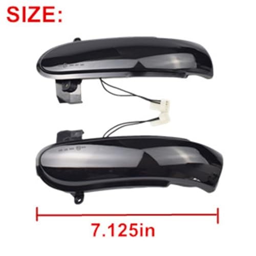 LED Dynamic Side Mirror Sequential Turn Signal Light for Benz Slk Class Black