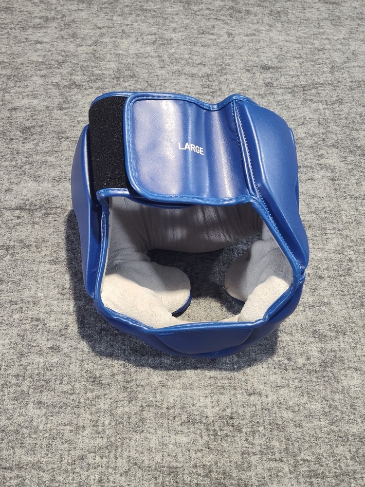 Large Boxing Helmet Color Blue