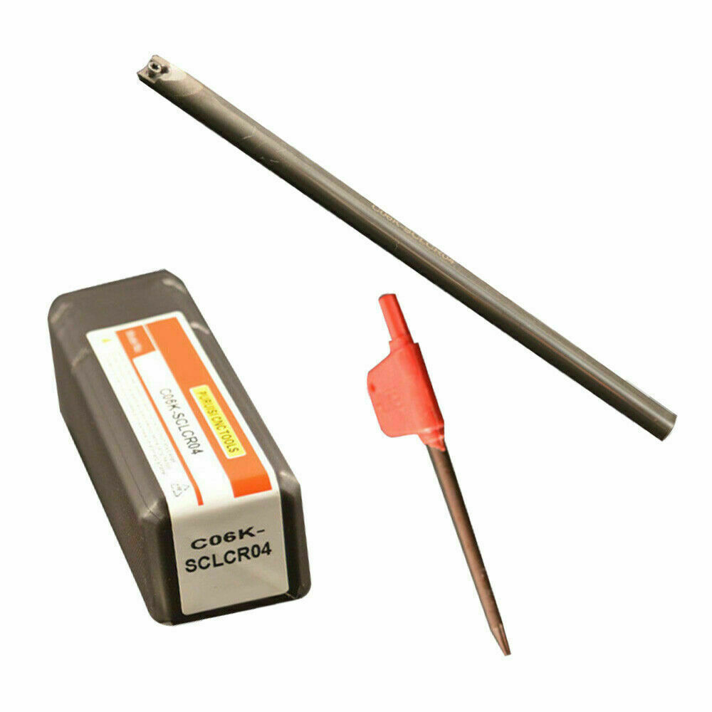 C06K-SCLCR04 6×125mm Solid carbide shock tool Shockproof hole turning For CCMT04