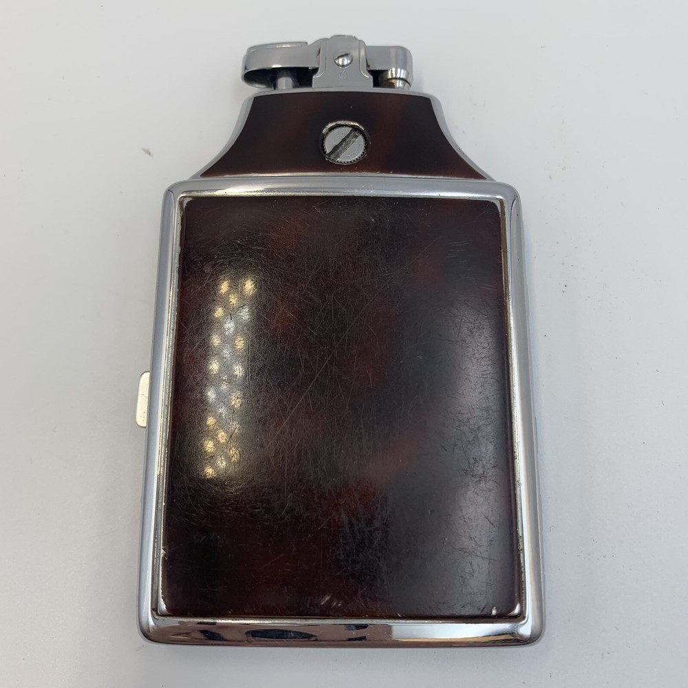 VINTAGE 1940's ART DECO RONSON MASTERCASE LIGHTER & CIGARETTE CASE