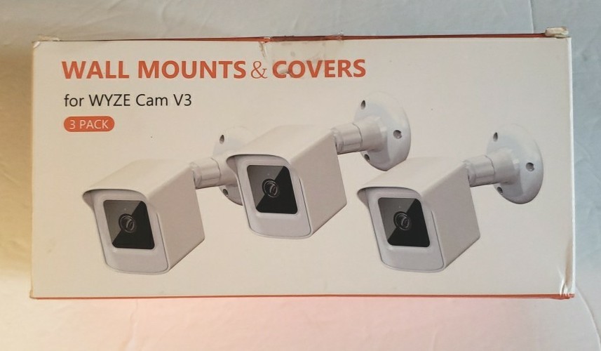 3 Pack Wall Mount & Covers  - Protective Housing For WYZE Cam V3