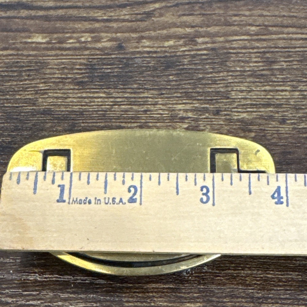 Drexel Passage Drawer Pull Handle Campaign Brass KBC N-16827 Replacement MCM