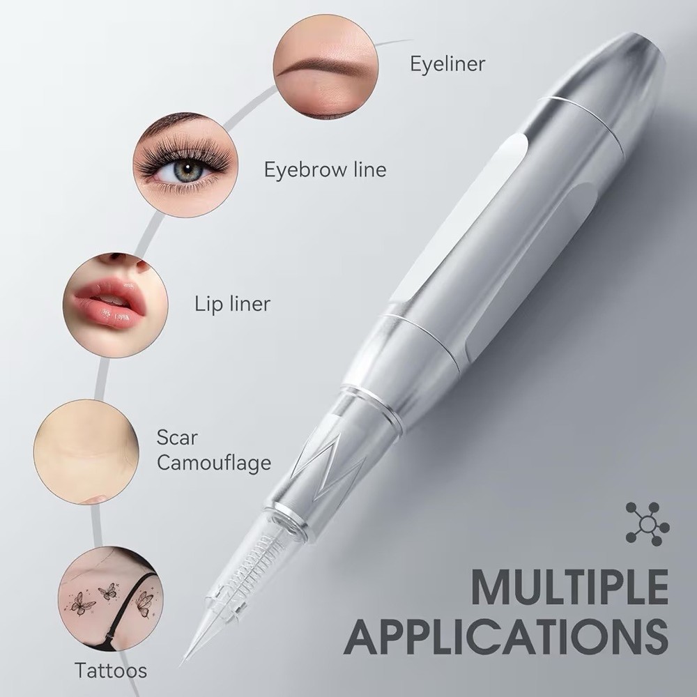 Complete Microblading Kit with Water-Resistant Makeup Pen - Ideal for Beginners